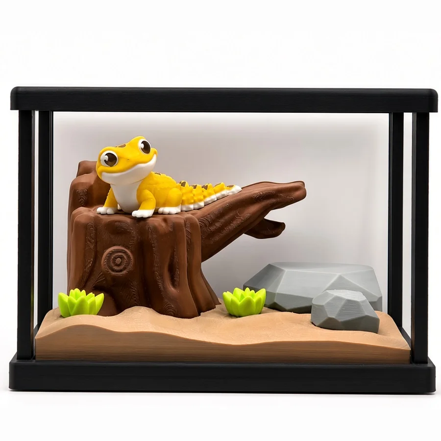 Gecko display habitat