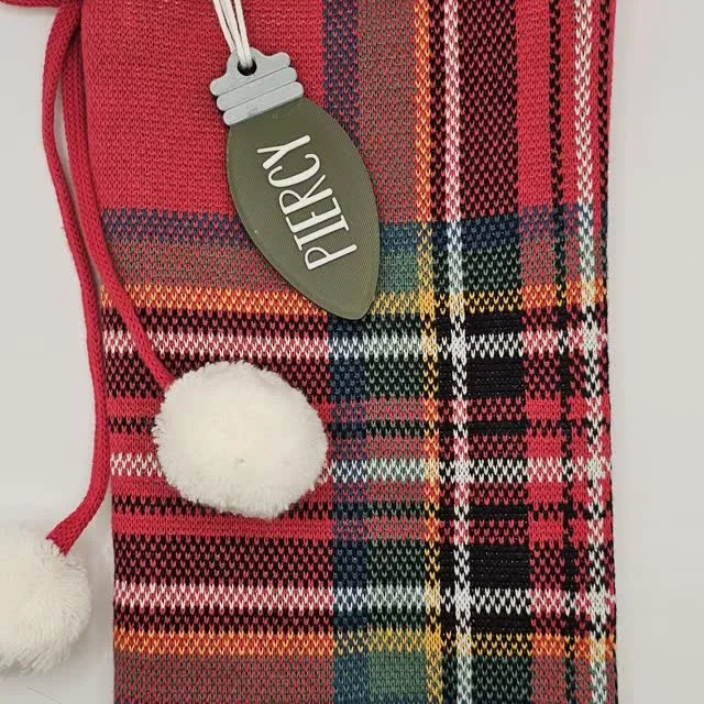 Christmas stocking name tag